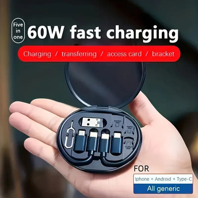 5 in 1 Multifunctional Data Cable